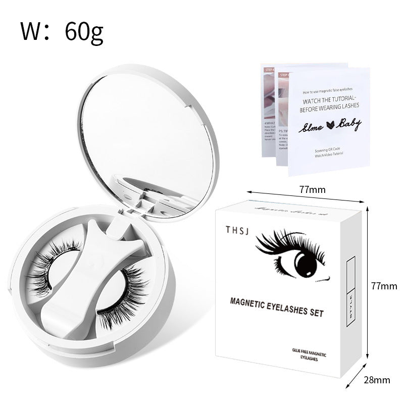 Magnetic False Eyelashes Integrated Storage Box Glue-free Magnet False Eyelashes Natural Makeup Tools With Applicater Magnetic False Eyelashes Integrated Storage Box Glue-free Magnet False Eyelashes Natural Makeup Tools With Applicater